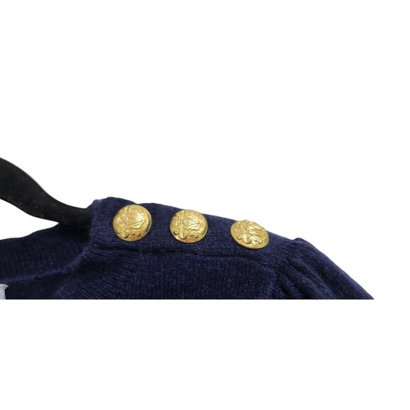 Veronica Beard Nelia Cashmere Crewneck Sweater size S Blue pullover - Picture 4 of 11